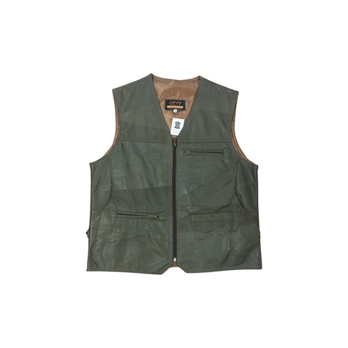 Lederweste weste patchwork - weste,,