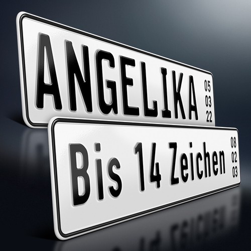 Geburtstagsschild mit - 1x,