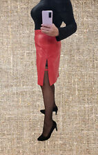  Echteleder Rock in Rot, sehr