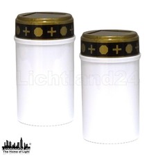 2er-Set LED Solar Grablicht