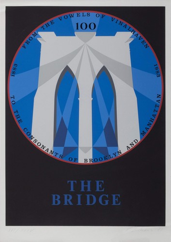 Robert indiana brooklyn bridge - robert,