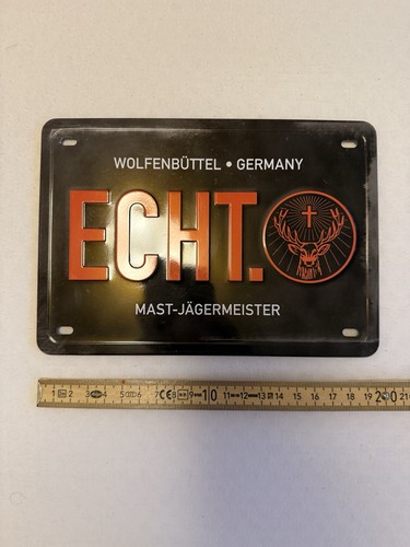 Blech schild jägermeister - jägermeister,