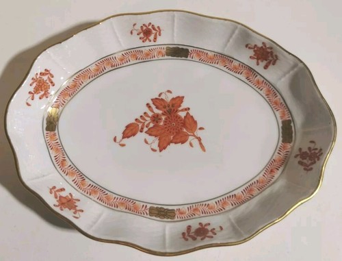 Herend apponyi orange schale - apponyi, orange,schale