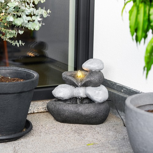 Esotec solar felsenbrunnen mit - esotec,