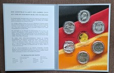6 x 10 Euro Gedenkmünzen Deutschland 2010 , in Sammelordner mit Zertifikat