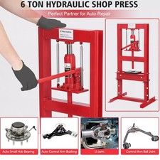 Werkstattpresse 6T Hydraulikpresse hydraulisch Rahmenpresse Presse Lagerpresse 