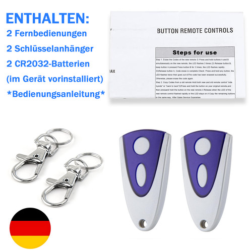 Garagentor handsender für - handsender,