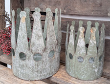 ❤️2 er Set Krone  Zink