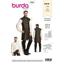 BURDA 6399 HERREN RENAISSANCE