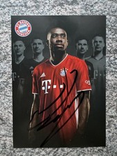Alphonso Davies Autogrammkarte