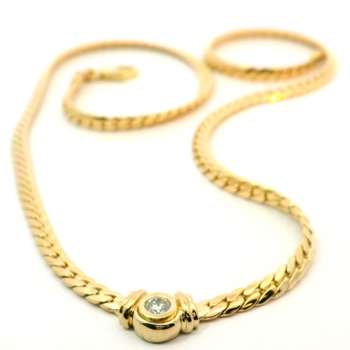 Damenkette goldcollier mit - damenkette,,