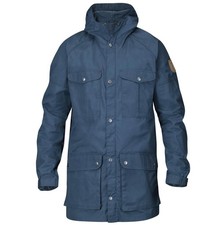 Fjällräven Jacke Greenland Parka Light Herren Gr.L mit G-1000 Blau 154555