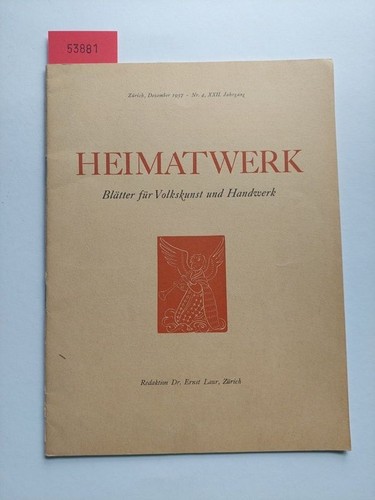 Heimatwerk blätter für - heimatwerk,