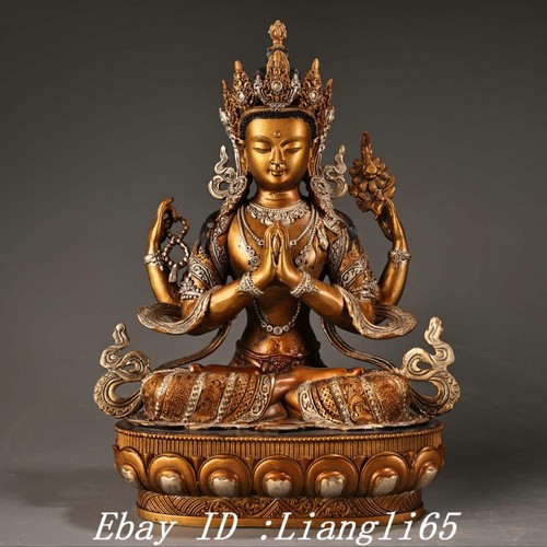 Tibet buddhismus silber - 12",