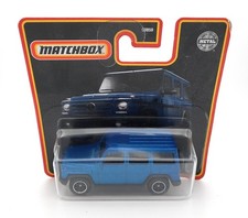 Matchbox No 102 Mercedes Benz G500 blau. kurze schwarze Karte. MBX...