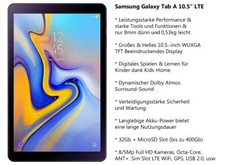 SAMSUNG Galaxy Tab A 10,5"  SM-T595 LTE 32GB GPS SEHR GUTER Tablet inkl. MwSt