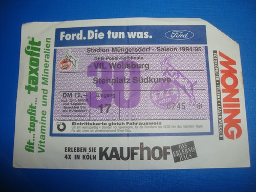 Ticket fc köln - fc, vfl