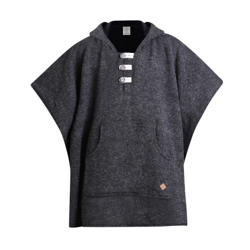 Herren poncho aus - poncho, wolle