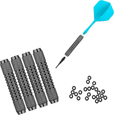 Dart Barrel Set mit Gummiring