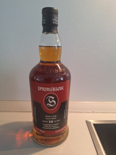 Springbank years fino - 10, cask