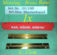 1x 17cm Scharnier Messing Klavierband Scharnierband Türband Brass Piano Hinge Y