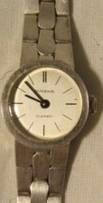  Dugena Classic Damen Uhr Handaufzug 835er Silber