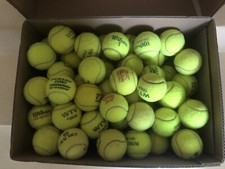 100 GEBRAUCHTE TENNISBÄLLE Markenmix Head, Wilson, Tennispoint used tennis balls