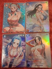 One Piece Sexy Custom Cards Vivi Boa Hancock Nico Robin Yamato Holo Waifu NM