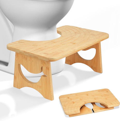 Toilettenhocker aus bambus - toilettenhocker,