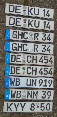 Alte schilder - 1, x
