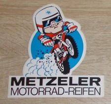 Alter Aufkleber | Sticker METZELER Motorrad-Reifen Motocross