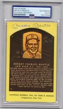 Mickey Mantle - Signed Hall of