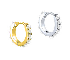 Elegante Perlen-Ohrringe Damen