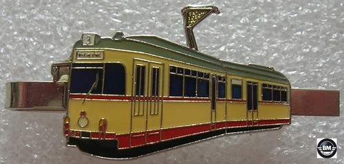 Krawattenklammer straßenbahn - krawattenklammer,