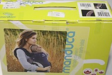 manduca Babytrage Baby und Kindertrage mit Rückenverlängerung, Black/Grey