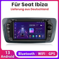 7'' Android Autoradio Für Seat Ibiza IV 6J BJ 2009-2013 GPS Navi WIFI FM BT DAB+