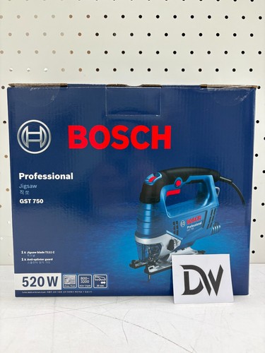 Bosch gst 750 520w - gst, regelbare