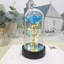 Künstliche ewige Rose mit LED