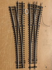 Spur 0 Lenz 2x Weichen umgebaute Stellschwelle unterflur