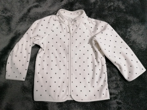 Süße fleece jacke - süße, weiß
