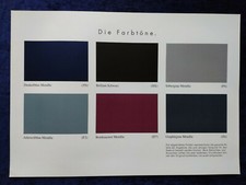 Mazda Xedos 9 Farbkarte