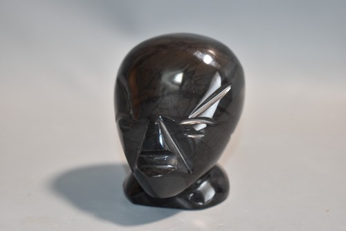 Maya azteken kopf obsidian - maya,