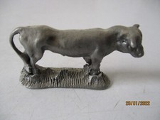 Setzkasten-Figur Kuh Metall