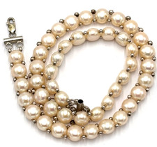 ANTIKE Perlen Kette AKOYA