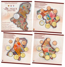 BENELUX ORIGINAL-KMS 2021 STEMPELGLANZ (BU) NOMINALWERT 3x 3,88 EURO