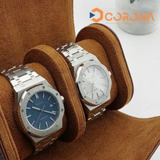 Uhrenrolle Leder - Watch Roll - Uhrenrolle 2 Uhren - Uhren Reiseetui - Uhrenbox