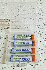 4x Panasonic AAA 1000 Ni-MH