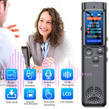 64GB Digital Diktiergerät Tragbar Aufnahmegerät Stereo MP3 Player Voice Recorder