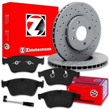 Zimmermann BREMSSCHEIBEN + BELÄGE VORNE für MERCEDES ML W164 R 63 AMG W251