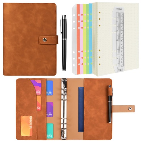 Ringbuch notizbuch leder - ringbuch, pu